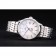 Omega Swiss DeVille lunetta in acciaio inossidabile quadrante bianco 7601