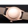 Swiss Rolex Cellini Date quadrante nero in oro rosa con marcature cassa in oro rosa cinturino in pelle nera