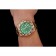 Swiss Rolex GMT Master II - Quadrante Verde - Lunetta con Pietre - Cassa e Bracciale in Oro - 1453748