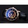 Piaget Altiplano Cronografo quadrante nero Cassa in oro Bracciale in pelle nera 1454047