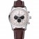 Breitling Transocean Chronograph Quadrante Bianco Cassa in Acciaio Inossidabile Bracciale in Pelle Marrone-622243