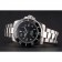 Rolex Bamford Submariner quadrante nero con numeri romani lunetta nera cassa e bracciale in acciaio inossidabile
