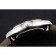 Svizzero Rolex Cellini quadrante nero con numeri romani cassa in acciaio inossidabile cinturino in pelle nera