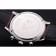 Cronografo IWC Portugieser, quadrante bianco, lancette e numeri in oro rosa, cassa in acciaio con cinturino in pelle marrone con diamanti