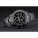 Rolex Daytona Black Ion Placcato Tachimetro Cinturino in acciaio inossidabile nero Quadrante nero 80247
