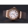 Hublot Big Bang King Rose Gold Bezel quadrante bianco cinturino in caucciù marrone