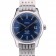 Omega Swiss DeVille lunetta in acciaio inossidabile quadrante blu 7602