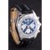 Swiss Breitling Chronomat quadrante nero con cinturino in pelle nera 621520
