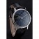 Piaget Altiplano Date quadrante nero cassa in acciaio inossidabile cinturino in pelle nera