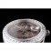 Rolex Datejust in acciaio inossidabile lucido con quadrante a fiori marroni placcato in diamanti