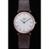 Longines La Grande Classique quadrante bianco cinturino in pelle marrone Homme 622136