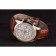 Breitling Transocean quadrante bianco cinturino in pelle marrone lunetta in oro rosa