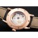 Quadrante scheletrato svizzero Piaget Altiplano con cassa in oro rosa e diamanti Cinturino in pelle nera