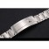 Bracciale a maglie Rolex in acciaio inossidabile spazzolato 622494