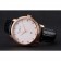 Patek Philippe Calatrava Date quadrante bianco cassa in oro rosa cinturino in pelle nera