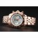 Breitling Chronomat quarzo quadrante blu chiaro cassa e bracciale in oro rosa