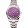 Rolex Oyster Perpetual Red Grape Dial Cassa e bracciale in acciaio inossidabile