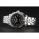 Breitling Colt Lady quadrante nero Diamond Hour Marks acciaio inossidabile cassa e bracciale