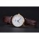 Longines La Grande Classique quadrante bianco cinturino in pelle marrone Femme 622120