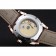 Patek Philippe Complicazioni Cronografo quadrante bianco Cassa in oro Bracciale in pelle marrone 1454236