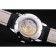 Patek Philippe Swiss Calatrava lunetta a coste quadrante bianco cinturino in pelle nera 7657