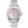 Breitling Colt Lady quadrante rosa cassa e bracciale in acciaio inossidabile con indici delle ore di diamanti