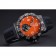 Tag Heuer Formula One Grande Date Bracciale in gomma con quadrante arancione 622278