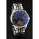 Omega De Ville Moonphase Tourbillon quadrante nero Cassa in acciaio inossidabile Bracciale bicolore in acciaio nero