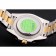 Swiss Rolex Submariner quadrante verde e lunetta in acciaio bicolore bracciale in oro