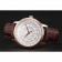 Swiss Patek Philippe cronografo multiscala quadrante bianco cassa in oro rosa cinturino in pelle marrone