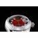 Rolex Datejust acciaio inossidabile lucidato quadrante rosso bicolore