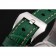 Panerai Radiomir quadrante bianco cassa in acciaio cinturino in pelle verde 1453804
