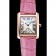 Cartier Tank MC cassa in oro quadrante bianco cinturino in pelle rosa 622176