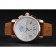 Cronografo Montblanc Twinfly quadrante bianco Bracciale in pelle scamosciata marrone 1454116