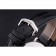 Cartier Rotonde Date quadrante bianco cassa in acciaio cinturino in pelle nera