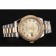 Swiss Rolex Day-Date Quadrante Champagne Cassa in oro con diamanti Bracciale in acciaio inossidabile bicolore 1453974