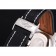 Breitling Chronomat Frecce Tricolori quadrante nero cassa in acciaio inossidabile cinturino in pelle nera