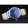 Omega Swiss DeVille lunetta in acciaio inossidabile quadrante blu 7602