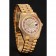 Swiss Rolex Day-Date Red Diamond Pave Dial Bracciale in oro con diamanti 1453960
