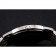 Bracciale in acciaio inossidabile Omega DeVille con quadrante nero 621685