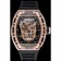 Richard Mille Tourbillon Skull RM 052 Bracciale in gomma nera con cassa in oro rosa 1454252