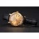 Patek Philippe Calatrava quadrante oro numeri romani doppia lunetta a coste cassa in oro cinturino in pelle nera
