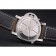 Bracciale in pelle scamosciata con quadrante nero sommergibile Panerai Luminor
