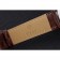 Rolex Cellini quadrante bianco cinturino in pelle marrone cassa in acciaio inossidabile 622.723
