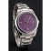 Rolex Oyster Perpetual Red Grape Dial Cassa e bracciale in acciaio inossidabile