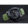 Bracciale Panerai Luminor Marina Ion placcato in acciaio inossidabile con lunetta in pelle verde 622.312