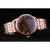 Omega Swiss DeVille lunetta in oro rosa con numeri romani quadrante marrone 7610