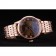 Omega Swiss DeVille lunetta in oro rosa con numeri romani quadrante marrone 7610