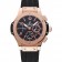 Swiss Hublot Big Bang quadrante nero cassa in oro rosa Bracciale in gomma nera 1453898