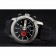 Cronografo rotondo Burberry Sport Cassa bianca Quadrante nero Bracciale in caucciù nero 622618